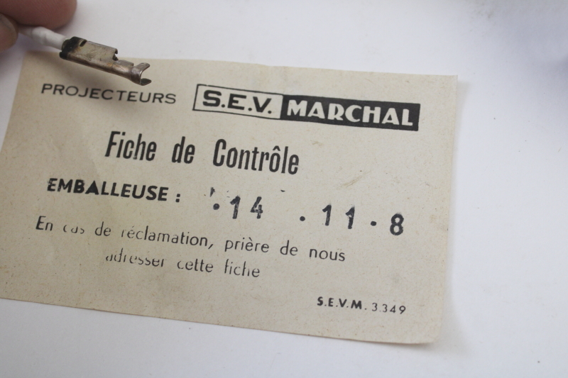 photo of vintage Starlux SEV Marchal France driving light 712 322 new old stock automotive parts  #6