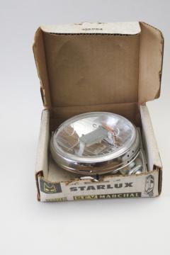 catalog photo of vintage Starlux SEV Marchal France driving light 712 322 new old stock automotive parts 