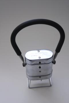 photo of vintage Streamline lantern, untested battery light camping lamp or flashlight