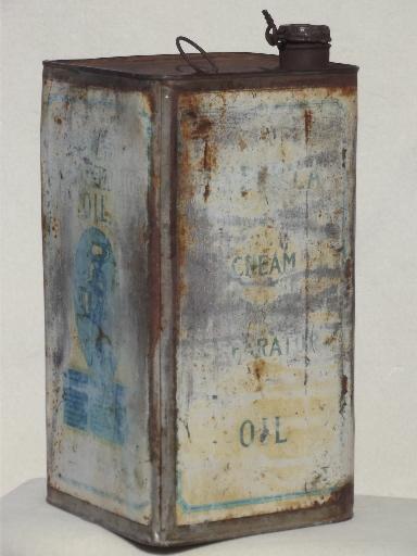 photo of vintage Superla Cream Separator Oil can, old Standard Oil advertising #3