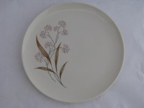 photo of vintage Syracuse ironstone china Carefree - Windswept floral, dinnerware set for 4 #3