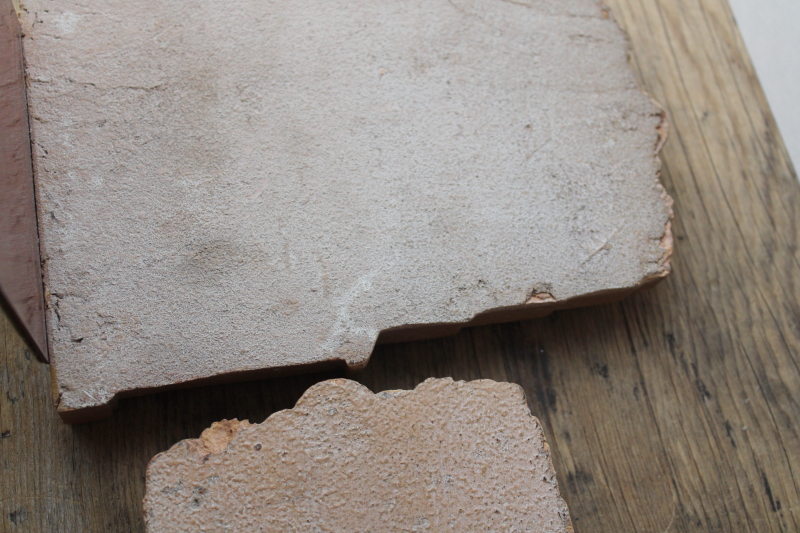 photo of vintage Syroco carved wood look bookends, cottagecore china hutch bookends for kitchen cookbooks  #6