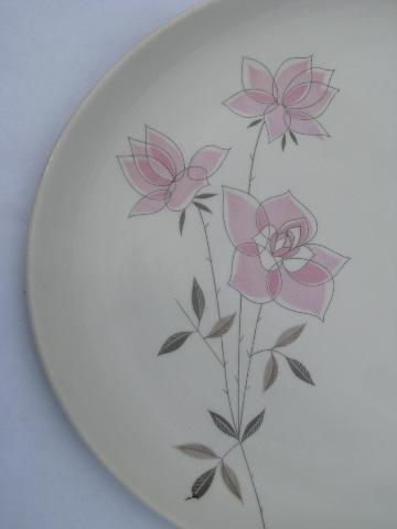 photo of vintage Taylor Smith TS&T Taylorton platter, John Gilkes rose sachet #2