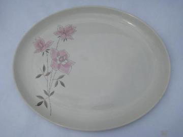 catalog photo of vintage Taylor Smith TS&T Taylorton platter, John Gilkes rose sachet