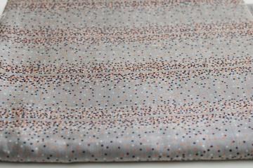 photo of vintage Thai silk hand woven pure silk fabric, champagne color w/ tiny dots