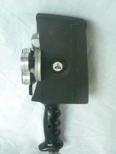 photo of vintage Tower 584 16mm movie film camera w/ portable light and meter #4