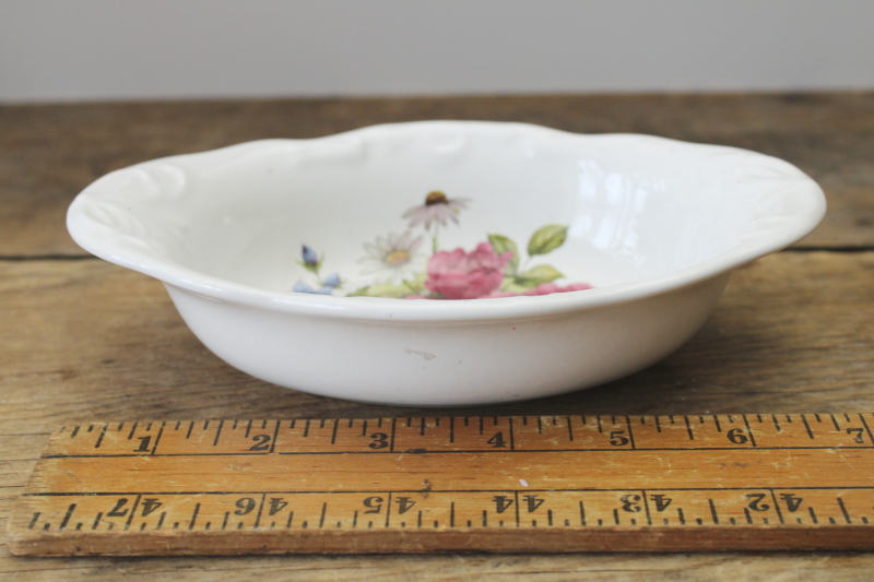 photo of vintage Victoria's Secret soap dish, floral china made in England romantic style  #4