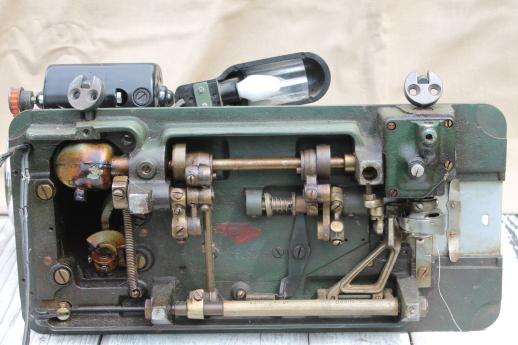 photo of vintage Viking 33-10 sewing machine, Husqverna heavy duty sewing machine Sweden #4