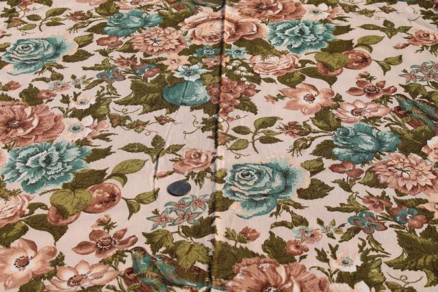 photo of vintage Waverly Spring Song fabric, floral print cotton home decor decorator material #2