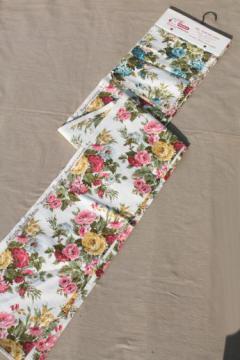 catalog photo of vintage Waverly floral cotton fabric decorator length  sample & swatch book