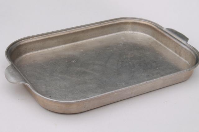photo of vintage Wear Ever aluminum baking dish / roaster cover for large roasting pan 818 918 #1