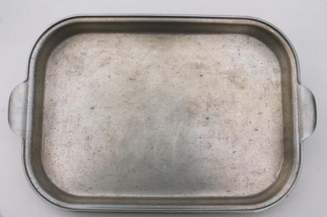 photo of vintage Wear Ever aluminum baking dish / roaster cover for large roasting pan 818 918 #2