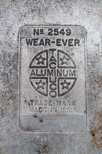 photo of vintage Wear-Ever aluminum, Grandma Layne's skillet griddle w/ temperature gauge #7