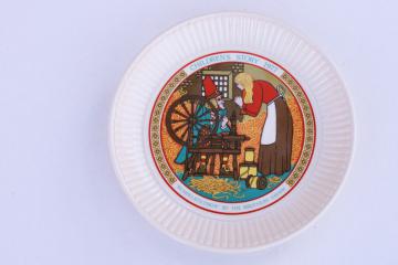 vintage Wedgwood china plate childrens story fairy tale illustration Rumpelstiltskin