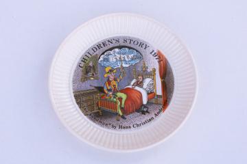 catalog photo of vintage Wedgwood china plate childrens story fairy tale illustration The Sandman