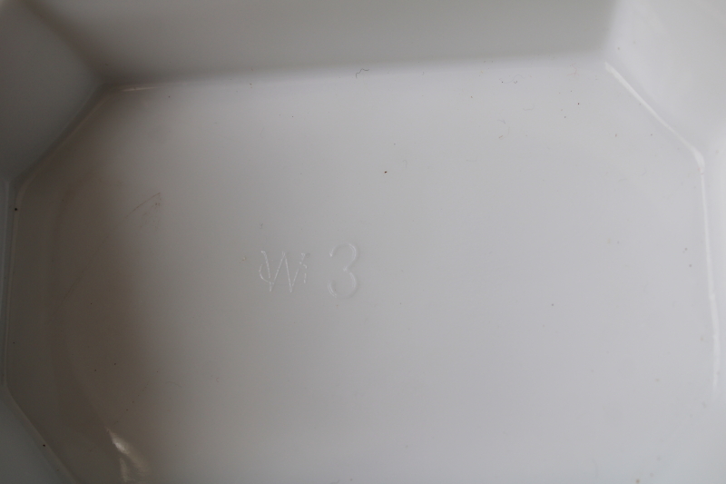 photo of vintage Westmoreland milk glass rabbit on nest, bunny basket covered dish Easter spring decor  #6