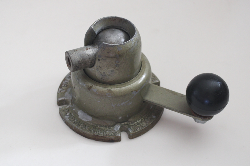 photo of vintage Wilton Powrarm Junior swivel base, base only for the Baby Bullet vice  #1