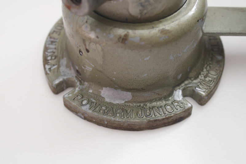photo of vintage Wilton Powrarm Junior swivel base, base only for the Baby Bullet vice  #2