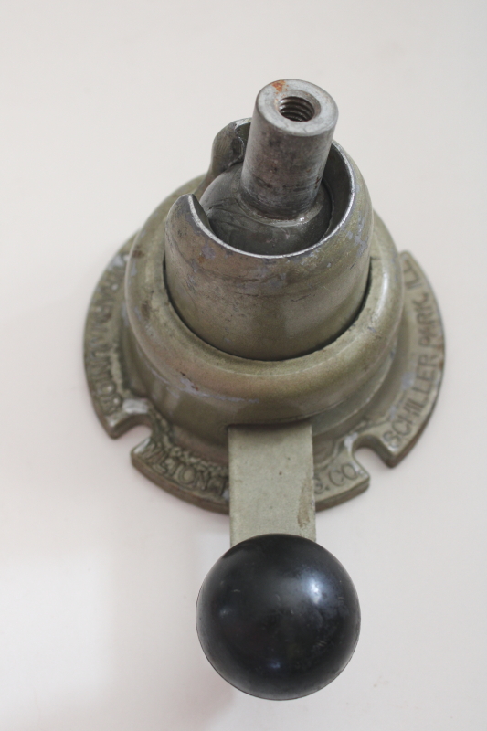 photo of vintage Wilton Powrarm Junior swivel base, base only for the Baby Bullet vice  #5