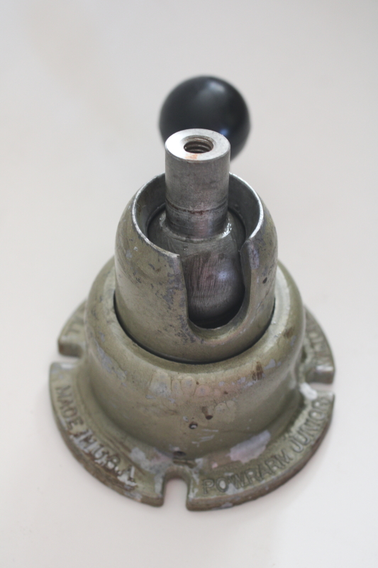 photo of vintage Wilton Powrarm Junior swivel base, base only for the Baby Bullet vice  #8
