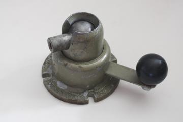 catalog photo of vintage Wilton Powrarm Junior swivel base, base only for the Baby Bullet vice 