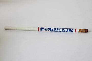 catalog photo of vintage advertising pencil Pillsbury Best Flour Balanced for Perfect Baking 