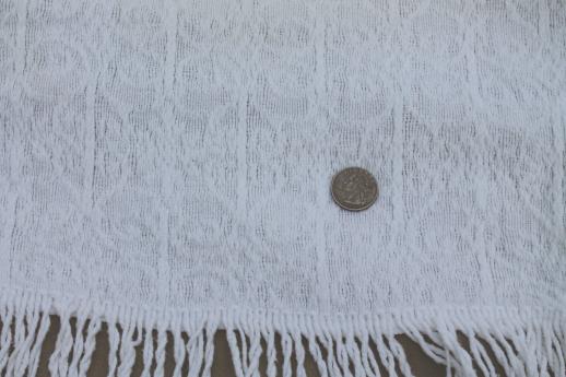 photo of vintage all white bedspreads lot, Bates type tufted candlewick & cotton chenille #8