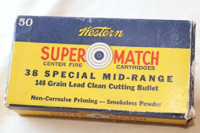 photo of vintage ammunition box Winchester Western Super Max cartridges empty brass shell casings #6