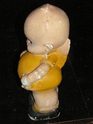 photo of vintage angel baby chalkware carnival souvenir #3