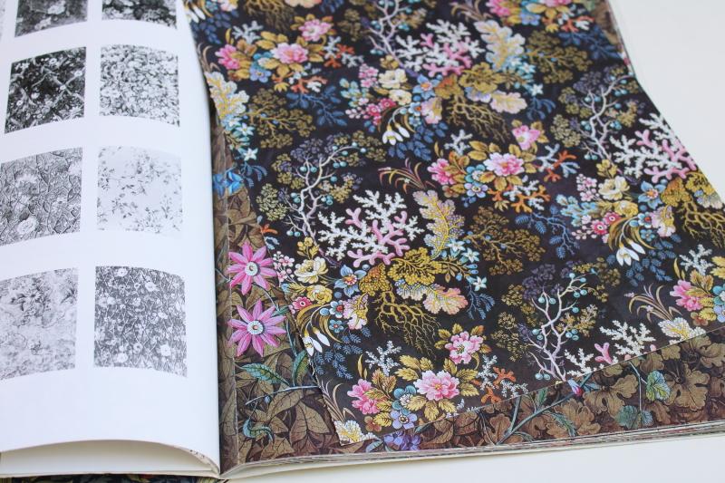 photo of vintage art print craft gift wrap paper English Florals Kilburn & William Morris art nouveau designs #9