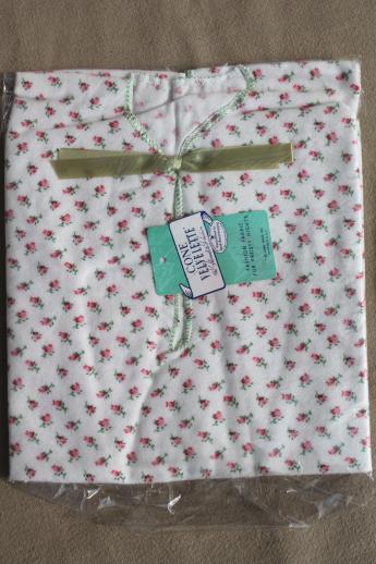 photo of vintage babies layette gift set, unused cotton kimono infant gowns & baby record book #5