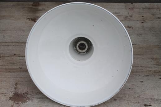 photo of vintage barn light w/  porcelain enamel shade, Appleton industrial lighting #4