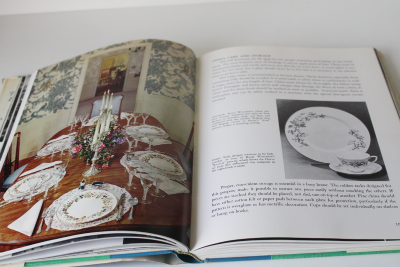photo of vintage book Table Settings Entertaining Etiquette mid century hostess traditional & modern  #4