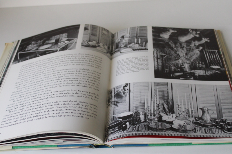 photo of vintage book Table Settings Entertaining Etiquette mid century hostess traditional & modern  #5