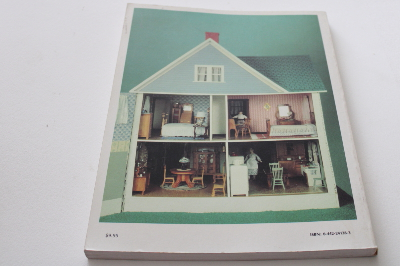 photo of vintage book of dollhouse & furniture miniatures plans, farmhouse circa 1900 or 1910 #5