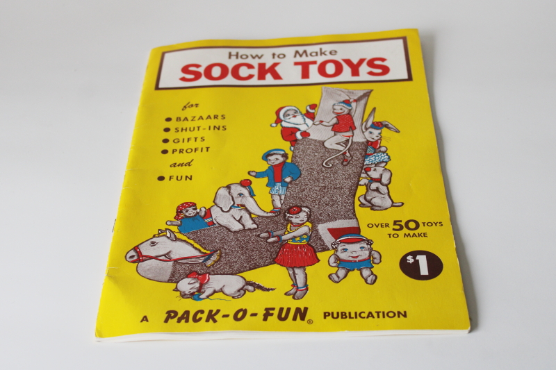 photo of vintage booklet making sock toys, red heel sock monkeys, dolls & stuffed animals craft from socks  #1