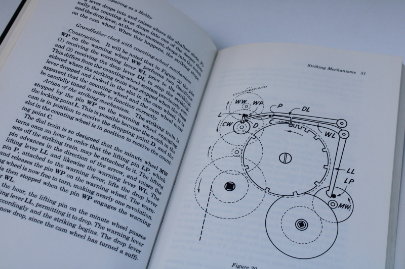 photo of vintage books mechanical clock repair & art of clock making, craft of the clockmaker  #3