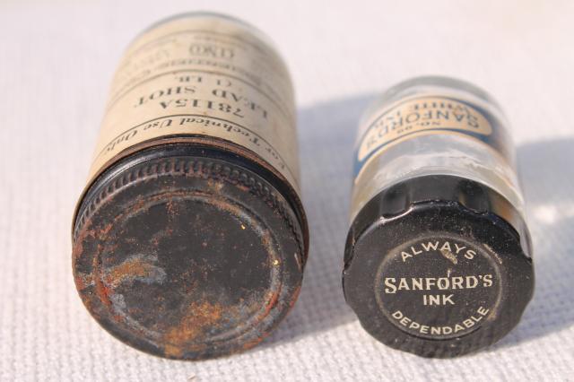 photo of vintage bottles & jars - blue, green, amber, milk glass old medicine bottle lot #13