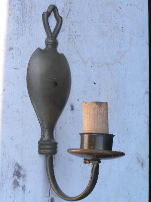 photo of vintage brass wall sconces, Milwaukee #3