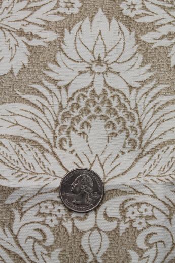 photo of vintage brocade fabric, brocades & jacquard upholstery fabrics, decorator fabric lot #2