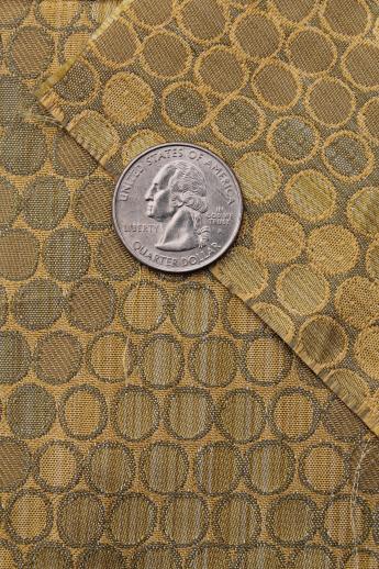 photo of vintage brocade fabric, brocades & jacquard upholstery fabrics, decorator fabric lot #7