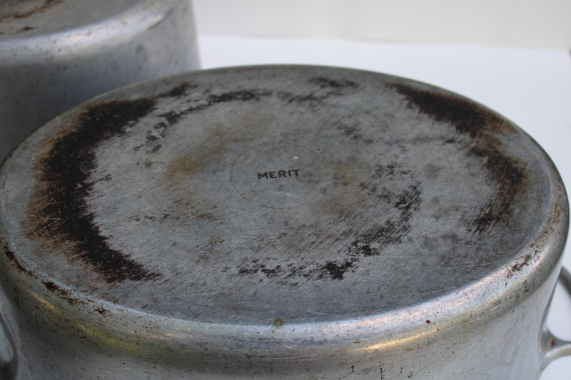 photo of vintage cast aluminum oval dutch ovens or roasters, lot of two roasting pans w/ lids  #3