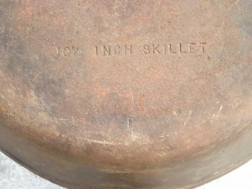 photo of vintage cast iron skillet, 10 #5