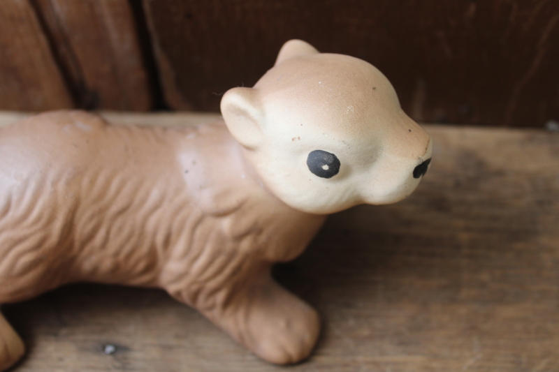 photo of vintage ceramic squirrels wall hanging climbers figurines, boho grandmacore eclectic cottage decor  #3