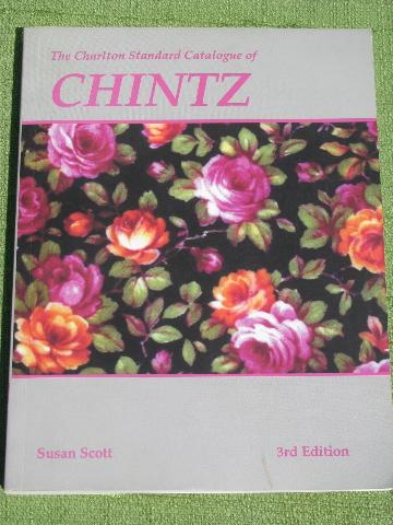 photo of vintage chintz china reference book, Charlton Standard Catalog 3rd ed #1