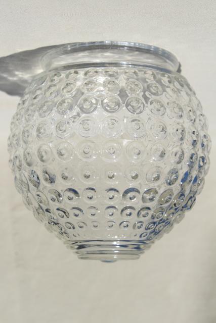 photo of vintage clear glass globe #1