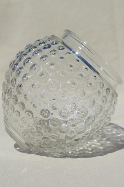 photo of vintage clear glass globe #2