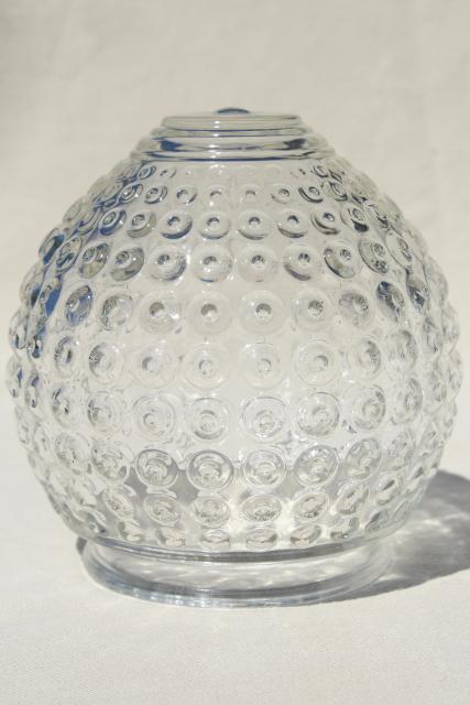 photo of vintage clear glass globe #6