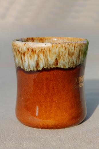 photo of vintage coffee mug marked for the Kidron Swiss Cheese factory (Ohio) #2