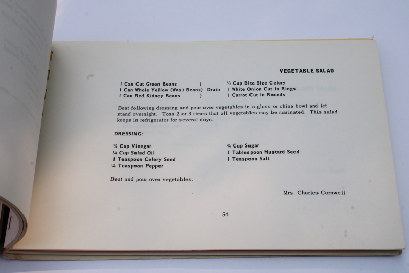 photo of vintage community cookbook Mason City Iowa YWCA club members favorite recipes  #2